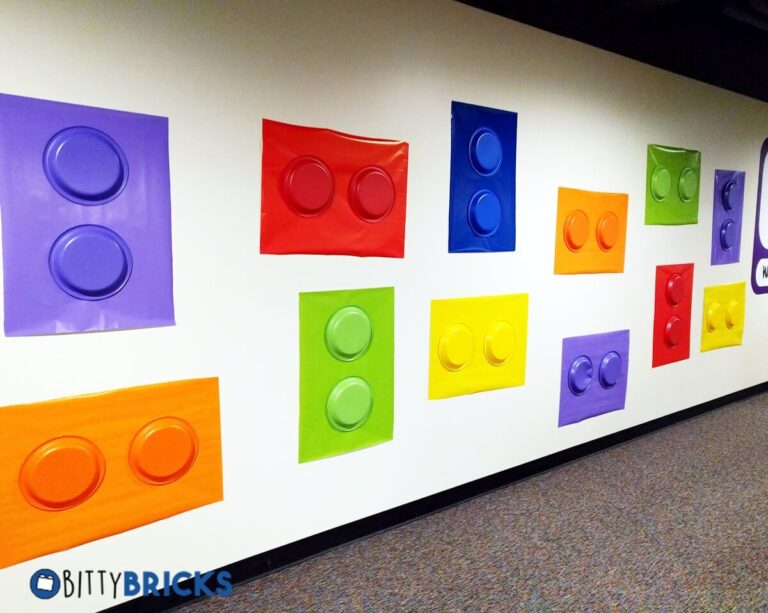 How to Decorate Walls Like Giant LEGO Bricks